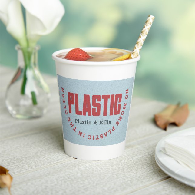 No more plastic in the ocean | Ocean pollution  Paper Cups (Insitu)