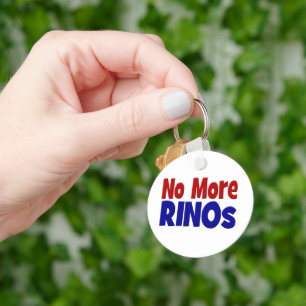 No More RINOs Key Ring