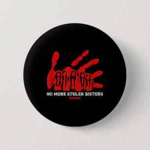 No-more Stolen Sister Red Hand Mmiw Awareness Amer 6 Cm Round Badge