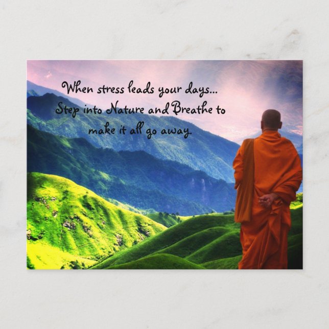 No more stress postcard (Front)