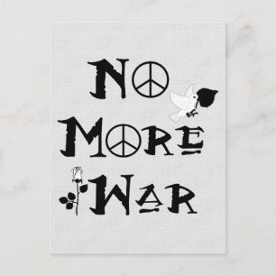 No More War Postcard