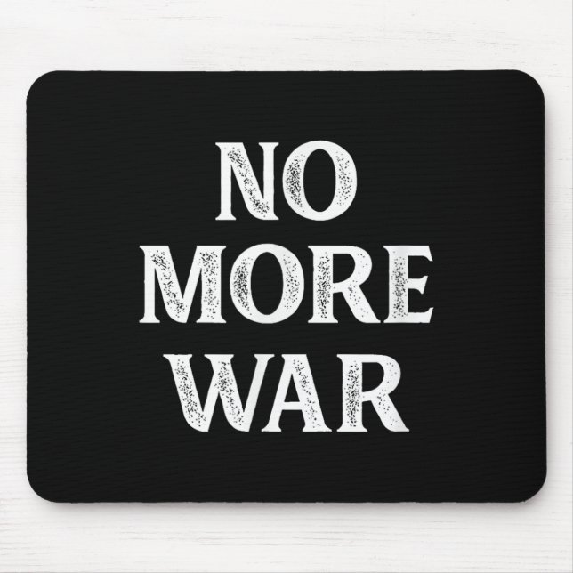 No More War - Vintage Style -  Mouse Pad (Front)