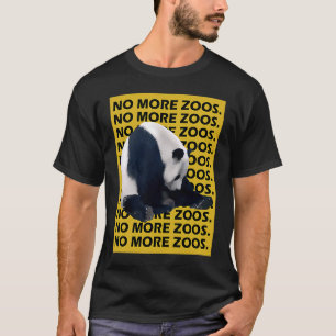 No More Zoos Yellow Panda T-Shirt