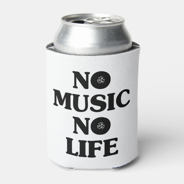 NO MUSIC NO LIFE CAN COOLER (Can Front)