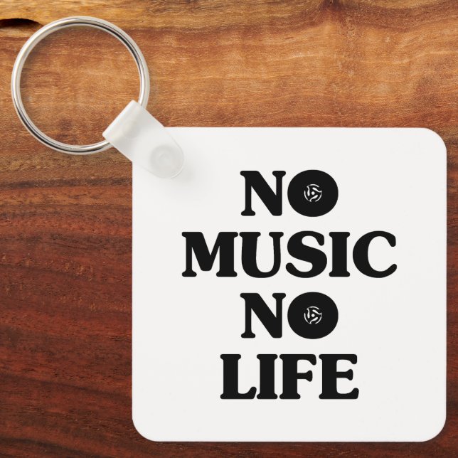 NO MUSIC NO LIFE KEY RING (Front)