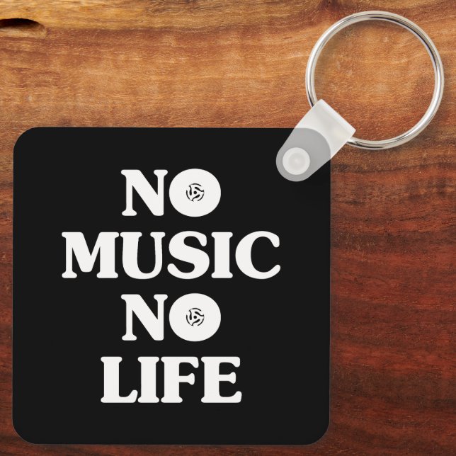 NO MUSIC NO LIFE KEY RING (Back)