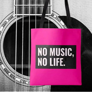 No Music No Life Tote – Carry the Rhythm