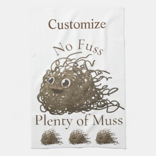 No Muss Plenty of Fuss Thunder_Cove Tea Towel