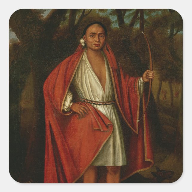 No Nee Yeath Tan no Tonne Square Sticker (Front)