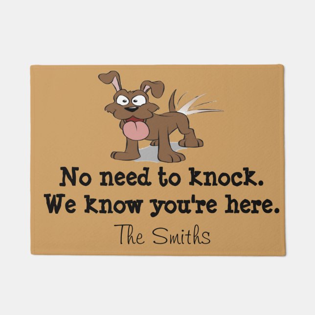 No Need to Knock Doormat (Front)