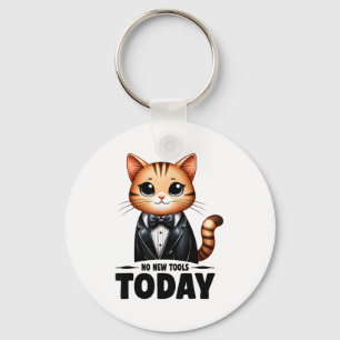 No New Tools Today Funny  Key Ring
