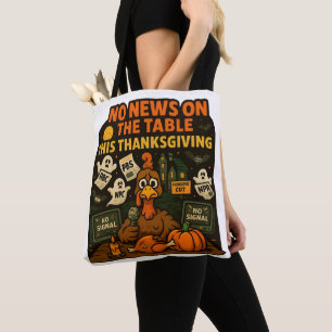 No News on the Table This Thanksgiving Tote Bag