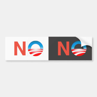 NO Nobama No Obama Bumper Sticker