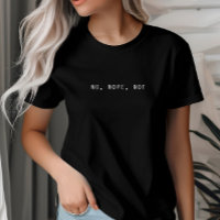 No, Nope, Not, Simple and Minimalist