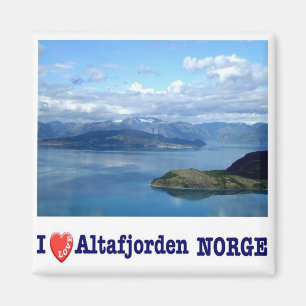 NO - Norway - Altafjorden - I Love Magnet