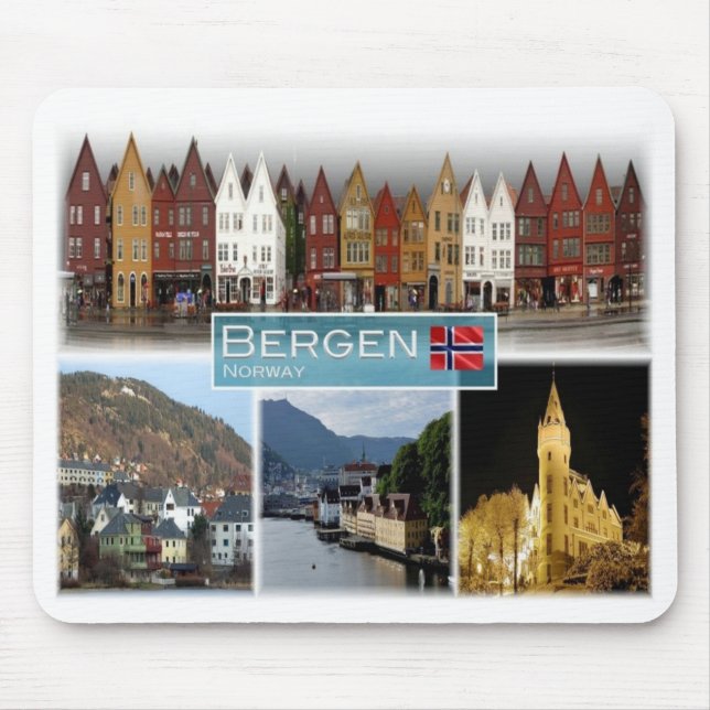 NO Norway - Bergen - Mouse Pad (Front)