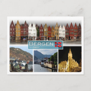 NO Norway - Bergen - Postcard
