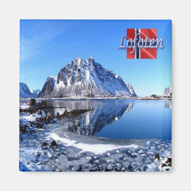 NO - Norway - Lofoten - LofotenBerg Magnet (Front)