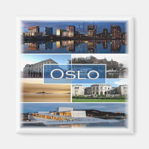 NO * Norway - Oslo - Mosaic Magnet