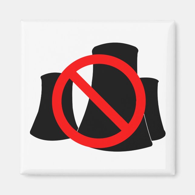 No Nuclear Power Magnet (Front)