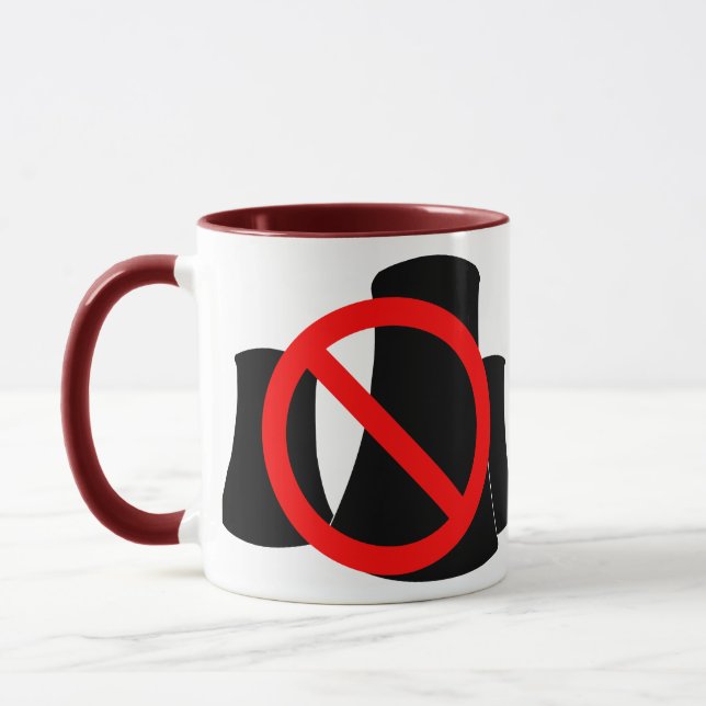 No Nuclear Power Mug (Left)