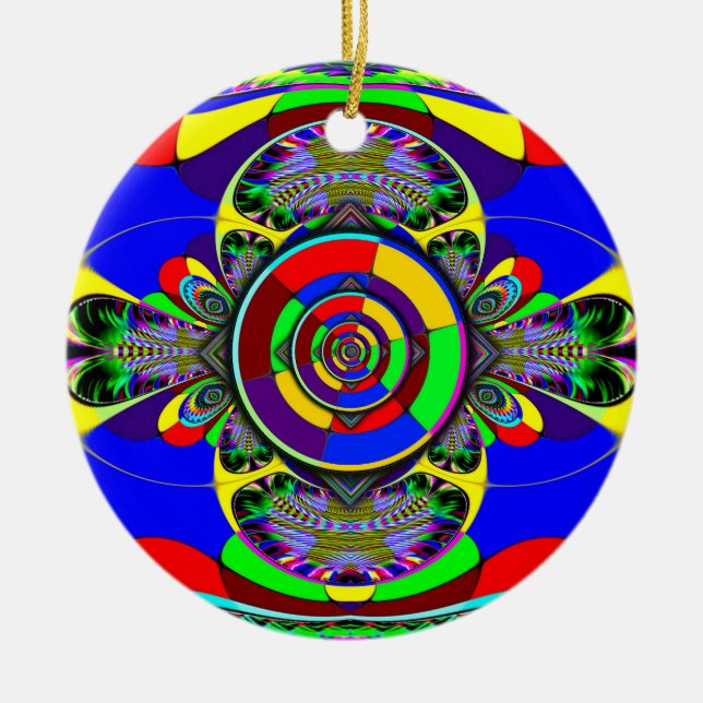 No Nukes Alternative Symbol Ceramic Ornament (Front)