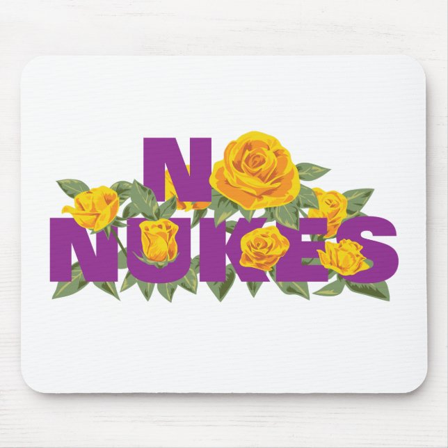 NO NUKES - ROSE MISSION official Mouse Pad (Front)