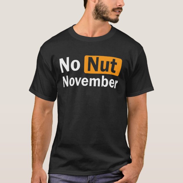 No Nut November Challenge  Design T-Shirt (Front)