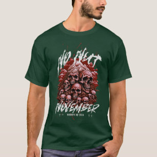 No Nut November Runner Up 2024 Funny Meme Viral Sk T-Shirt