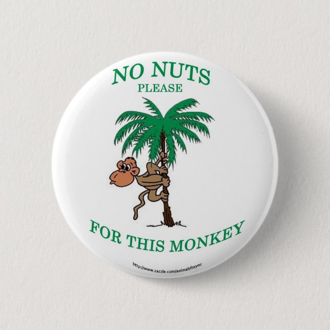 No nuts allergy kids button ! (Front)