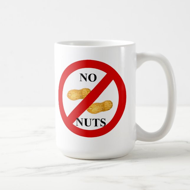 No nuts coffee mug (Right)