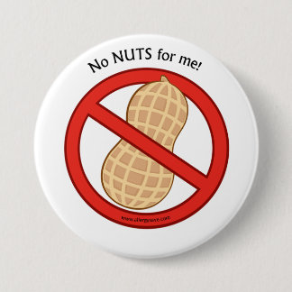 "No Nuts for me" Badge