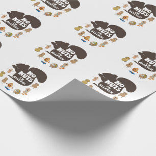 No Nuts I'm Allergic Peanut Allergy Awareness Wrapping Paper