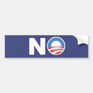 No Obama in 2012 Bumper Sticker