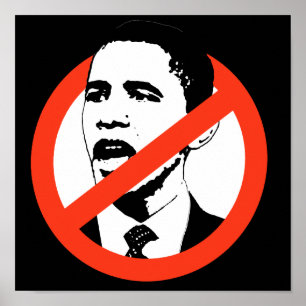 No Obama Poster / Customise your text