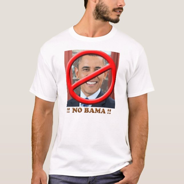 No Obama T-Shirt (Front)