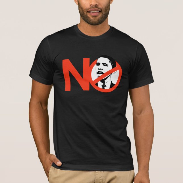 NO OBAMA T-Shirt (Front)
