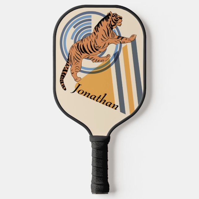 No One Beats The Tiger Pickleball Paddle (Front)