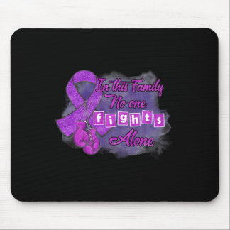 No One Fight Alone Alzheimer's Awareness  Mouse Pad