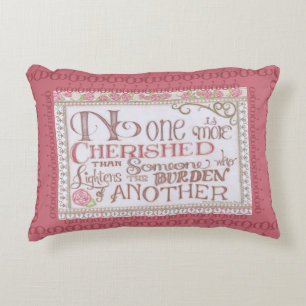 No One is More Cherished Accent Pillow