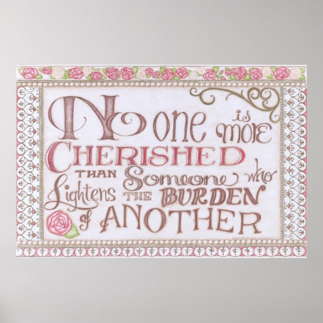 No One is More Cherished Wall Art (Front)