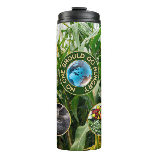 No One Sbould Go Hungry Thermal Tumbler