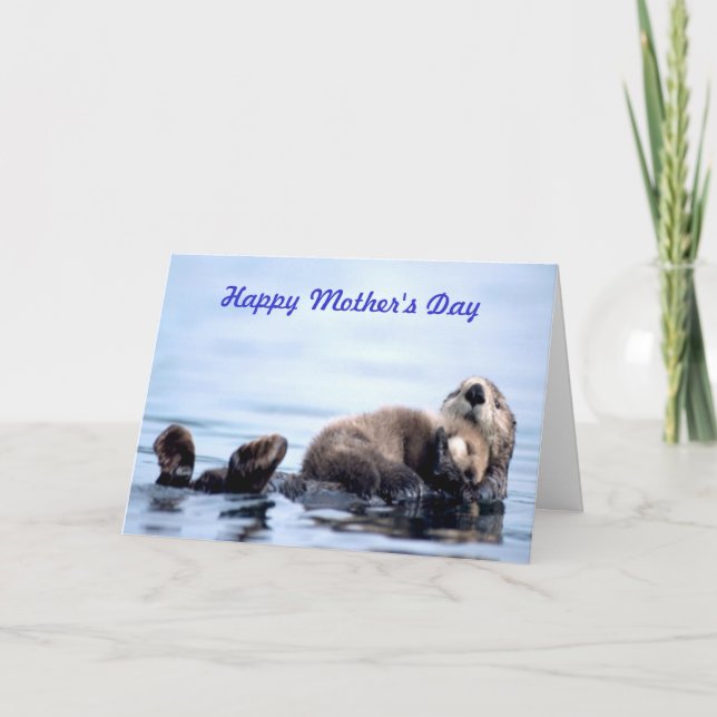 No Otter Mother Will Do Mother's Day Card (Front)