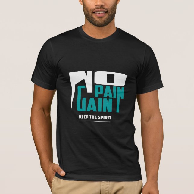 No Pain - Gym T-Shirt (Front)