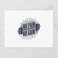 No pain no gain