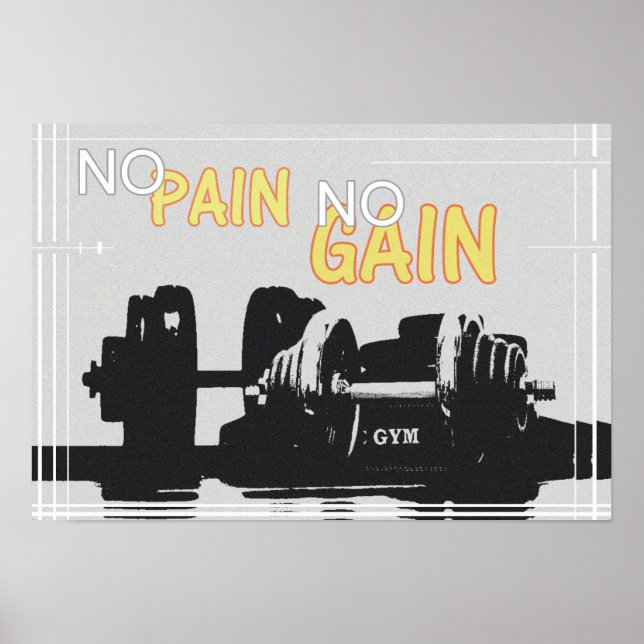 No Pain No Gain Poster (Front)