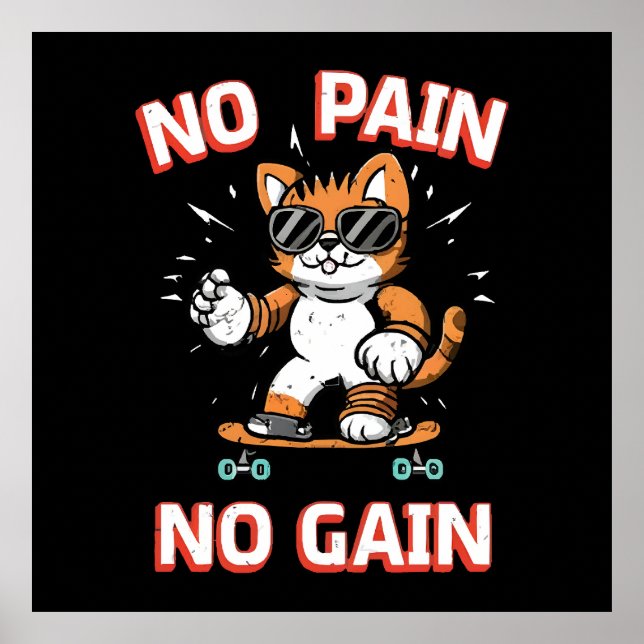 No pain No Gain Poster (Front)