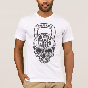 No Pain No Gain Skull T-Shirt