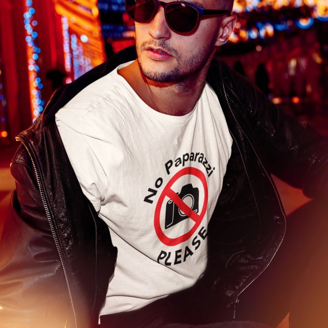 No Paparazzi Please - Almost Famous T-Shirt (Creator Uploaded)