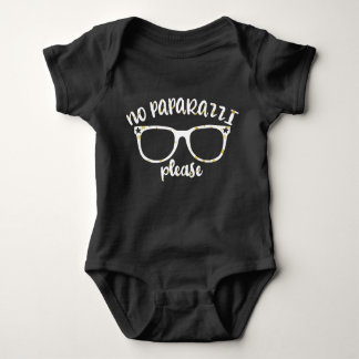 No Paparazzi Please Baby Bodysuit